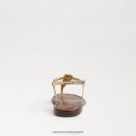 jp Sam Edelman 女性 ジジ トング サンダル アンバーゴールド 4NFV0P231 履物 - Image 5