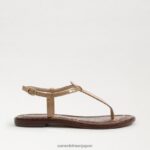 jp Sam Edelman 女性 ジジ トング サンダル アーモンド 4NFV0P233 履物 - Image 2