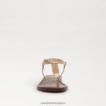 jp Sam Edelman 女性 ジジ トング サンダル アーモンド 4NFV0P233 履物 - Image 3