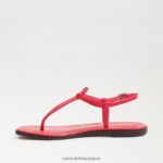 jp Sam Edelman 女性 ジジ トング サンダル ウルトラフクシア 4NFV0P230 履物 - Image 4