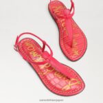 jp Sam Edelman 女性 ジジ トング サンダル ウルトラフクシア 4NFV0P230 履物 - Image 7