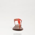 jp Sam Edelman 女性 ジジ トング サンダル オレンジ色のポピー 4NFV0P225 履物 - Image 3