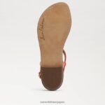 jp Sam Edelman 女性 ジジ トング サンダル オレンジ色のポピー 4NFV0P225 履物 - Image 6