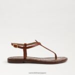 jp Sam Edelman 女性 ジジ トング サンダル コナブラウン 4NFV0P229 履物 - Image 2