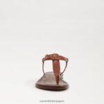 jp Sam Edelman 女性 ジジ トング サンダル コナブラウン 4NFV0P229 履物 - Image 3