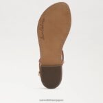 jp Sam Edelman 女性 ジジ トング サンダル コナブラウン 4NFV0P229 履物 - Image 6