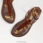 jp Sam Edelman 女性 ジジ トング サンダル コナブラウン 4NFV0P229 履物 - Image 7