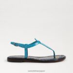 jp Sam Edelman 女性 ジジ トング サンダル ミロスブルー 4NFV0P226 履物 - Image 2