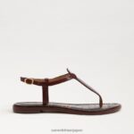 jp Sam Edelman 女性 ジジ トング サンダル メープルブラウン 4NFV0P228 履物 - Image 2