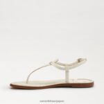 jp Sam Edelman 女性 ジジ トング サンダル 磁器 4NFV0P235 履物 - Image 4