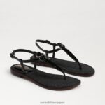 jp Sam Edelman 女性 ジジ トング サンダル 黒 4NFV0P234 履物