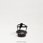 jp Sam Edelman 女性 ジジ トング サンダル 黒 4NFV0P234 履物 - Image 5
