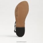 jp Sam Edelman 女性 ジジ トング サンダル 黒 4NFV0P234 履物 - Image 6