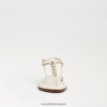 jp Sam Edelman 女性 ジジ パール トング サンダル 磁器 4NFV0P555 履物 - Image 3
