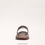 jp Sam Edelman 女性 ジナ スライドサンダル ダークブラウン 4NFV0P263 履物 - Image 3