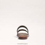 jp Sam Edelman 女性 ジナ スライドサンダル ダークブラウン 4NFV0P263 履物 - Image 5