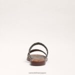 jp Sam Edelman 女性 ジナ スライドサンダル 黒 4NFV0P262 履物 - Image 5