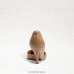 jp Sam Edelman 女性 ジャイナ ポインテッドトゥ キトゥンヒール ソフトベージュ 4NFV0P551 履物 - Image 5