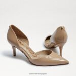 jp Sam Edelman 女性 ジャイナ ポインテッドトゥ キトゥンヒール ベージュブルー 4NFV0P553 履物 - Image 7