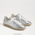 jp Sam Edelman 女性 ジャクソン レースアップスニーカー ソフトシルバー 4NFV0P531 履物
