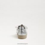jp Sam Edelman 女性 ジャクソン レースアップスニーカー ソフトシルバー 4NFV0P531 履物 - Image 5