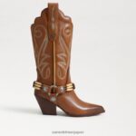 jp Sam Edelman 女性 ジャッキーウエスタンブーツ 焼き栗 4NFV0P835 履物 - Image 2