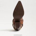 jp Sam Edelman 女性 ジャッキーウエスタンブーツ 焼き栗 4NFV0P835 履物 - Image 6