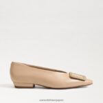 jp Sam Edelman 女性 ジャニナ ポインテッドトゥ フラット マカダミア 4NFV0P393 履物 - Image 2