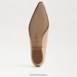 jp Sam Edelman 女性 ジャニナ ポインテッドトゥ フラット マカダミア 4NFV0P393 履物 - Image 6