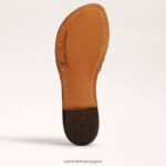 jp Sam Edelman 女性 ジャーダ ウーブン スライド サンダル 明るい白色 4NFV0P403 履物 - Image 6
