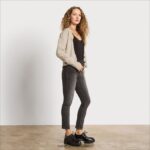 jp Sam Edelman 女性 ジュリエッタカーディガン ヘザーオートミール 4NFV0P1226 衣服 - Image 2