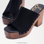 jp Sam Edelman 女性 ジョセリン・ラバ 黒いスエード 4NFV0P640 履物 - Image 7