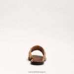 jp Sam Edelman 女性 ジョバンナ ラフィア スライド サンダル ブナ材 4NFV0P69 履物 - Image 5