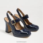 jp Sam Edelman 女性 ジルディー スリングバック メリー ジェーン ヒール イギリス海軍 4NFV0P313 履物