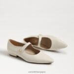 jp Sam Edelman 女性 ジーン メリージェーン ポインテッドトゥ フラット モダンなアイボリー 4NFV0P542 履物 - Image 7