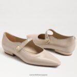 jp Sam Edelman 女性 ジーン メリージェーン ポインテッドトゥ フラット チャイラテの特許 4NFV0P543 履物 - Image 7