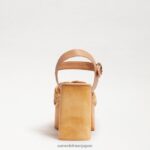 jp Sam Edelman 女性 スザンナ プラットフォーム ブロックヒール タンマルチ 4NFV0P566 履物 - Image 5