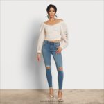 jp Sam Edelman 女性 スティービー・ルーチ長袖トップ クチナシ 4NFV0P1178 衣服