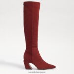 jp Sam Edelman 女性 スレマ ニーハイブーツ レンガスエード 4NFV0P883 履物 - Image 2