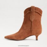 jp Sam Edelman 女性 タリンアンクルブーティ フロンティアブラウン 4NFV0P810 履物 - Image 4