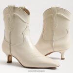 jp Sam Edelman 女性 タリンアンクルブーティ モダンなアイボリー 4NFV0P809 履物 - Image 7