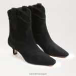jp Sam Edelman 女性 タリンアンクルブーティ 黒いスエード 4NFV0P811 履物