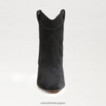 jp Sam Edelman 女性 タリンアンクルブーティ 黒いスエード 4NFV0P811 履物 - Image 3