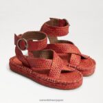 jp Sam Edelman 女性 ダコタのプラットフォームサンダル 明るいポピー 4NFV0P580 履物