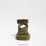 jp Sam Edelman 女性 ダコタのプラットフォームサンダル シダグリーン 4NFV0P581 履物 - Image 3
