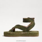 jp Sam Edelman 女性 ダコタのプラットフォームサンダル シダグリーン 4NFV0P581 履物 - Image 4