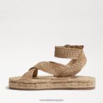 jp Sam Edelman 女性 ダコタのプラットフォームサンダル 自然 4NFV0P582 履物 - Image 4