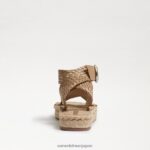 jp Sam Edelman 女性 ダコタのプラットフォームサンダル 自然 4NFV0P582 履物 - Image 5