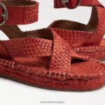 jp Sam Edelman 女性 ダコタのプラットフォームサンダル 明るいポピー 4NFV0P580 履物 - Image 7