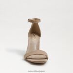 jp Sam Edelman 女性 ダニエラ ブロックヒール サンダル オートミールスエード 4NFV0P303 履物 - Image 3